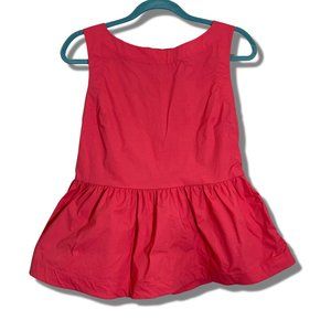 NWOT Kate Spade Coral Pink Peplum Top